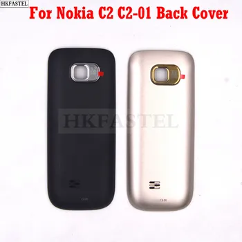 HKFASTEL Nauji aukštos kokybės Nokia c2-01 Mobilusis Telefonas Priekiniai Būsto Atgal baterijos dangtelis Dangtelis TPU Apsaugos Atveju