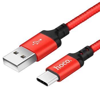 Hoco 1m 2m USB C Tipo Kabelio 