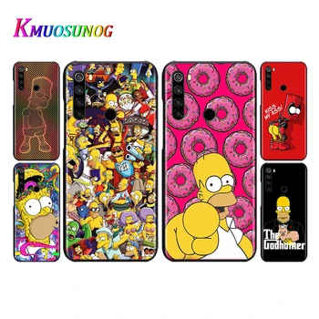 Homer Simpson Telefoną Atveju Xiaomi Redmi 9 Pastaba 9S 8T Max 8 7 6 5 Pro 5A 4X 4 Minkštas Galinį Dangtelį