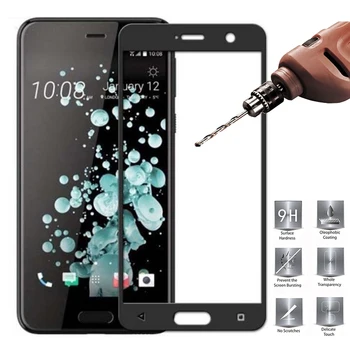 HTC U11 Plius U12 gyvenimo Grūdintas Stiklas telefono dėklas Pilnas draudimas Screen Protector Filmas apie HTC U Ultra Žaisti sceen vidro už u11