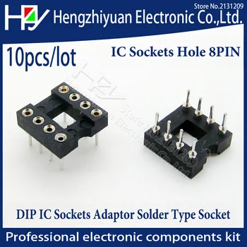 IC Lizdai DIP8 DIP14 DIP16 DIP18 DIP20 DIP28 DIP40 Smeigtukai apvalia Skyle Microcontrollers 2.54 PCB Jungtis CINKAVIMAS Lizdas Adata sėdynės