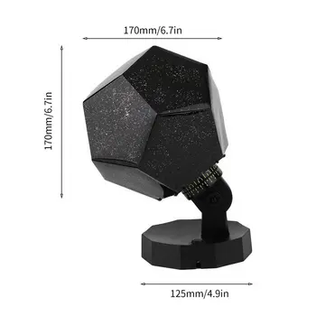 ICOCO Namų Dekoro Romantiška Astro Žvaigždė Dangaus Projekcija Kosmosas Naktį Lempos Žvaigždėtą Naktį Romantiškas Miegamasis Apdailos Dalykėlių 3 Spalvų