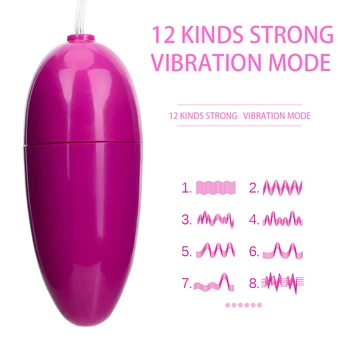 IKOKY Mini 12 Greičio Šuolis Kiaušiniai Kulka Vibratorius, Sekso Žaislai Moterims Makšties Įtemptą Pratybų Moterų Masturbacija Klitorio Stimuliatorius