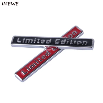 IMEWE Metalo 3D Black Limited Edition Lipdukas Universaliųjų Automobilių Kėbulo Logotipas Ženklelis, Lipdukas, Decal 