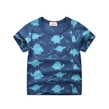 INPEPNOW Vaikams, T-marškinėliai Berniukui 2020 Gyvūnų Spausdinti Dinozaurų Berniukų Marškinėliai Mergaitėms Viršūnes Animacinių filmų Vaikams marškinėlius Drabužius 5-14 Metų amžiaus