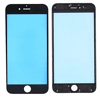 IPhone 6 6Plus 6s 6sPlus 7G 7 Plius Pakeitimas Priekinio Išorinio Ekrano Stiklo Objektyvo Dangtelis LCD Su karkasu