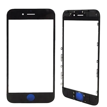 IPhone 6 6Plus 6s 6sPlus 7G 7 Plius Pakeitimas Priekinio Išorinio Ekrano Stiklo Objektyvo Dangtelis LCD Su karkasu