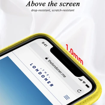 IPhone XR Atveju IPAKY Skystu Silikonu Soft Case for iPhone X XS MAX Shell Gelio atsparus smūgiams Case Cover for iPhone 7 8 Plus Atveju