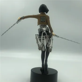 Išpuolis Titan Pav Mikasa Akermano PVC Veiksmų Skaičius, Kolekcines, Modelis Žaislas