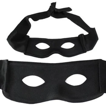 Išskirtinį Venecijos Stiliaus Nėrinių puskauke Zorro Banditas Vienišų Kostiumas Kaukė Helovinas/Masquerade/Kostiumas Šalis Dovanos (Juoda)