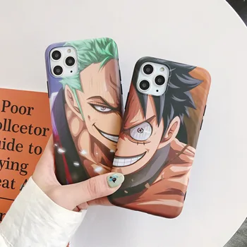 Japonija, Anime One Piece Roronoa Zoro Atveju Iphone 11 12 Pro 6 7 8 Plus X XR XS Max Funda Telefono Atvejais Minkštos TPU Galinį Dangtelį Coque