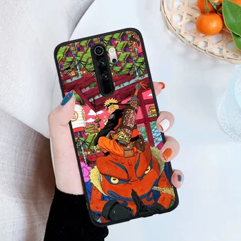 Japonijos Anime Sasuke Naruto Minkštos TPU galinį dangtelį Coque Už Xiaomi Redmi Pastaba 5 6 pro 7 8 8 Pro 