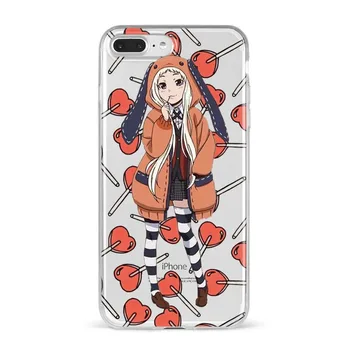 Japonų Anime Kakegurui Jabami Yumeko TPU Minkštas Silikoninis Telefono dėklas Skirtas iPhone XS 6 7 8 Plus SE 11 12 Mini Pro Max Fundas Coque