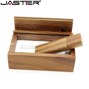 JASTER Mediniai bambuko+medžio dėžutė, USB 