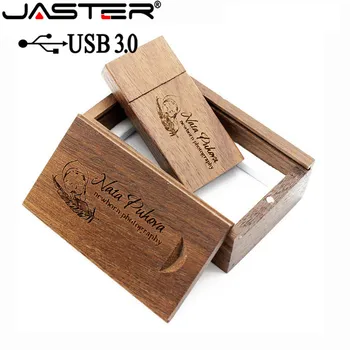 JASTER USB 3.0 Medinė usb+medžio DĖŽUTĖ, usb 