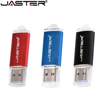 JASTER USB Flash Diskas 128GB 64GB mini Pen Drive 4GB 8GB 16GB 32GB Cle USB 2.0 Pendrive USB Atminties Diską 