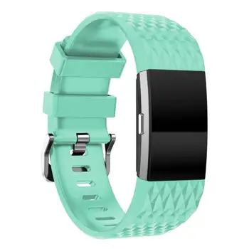 Jaunimo 3D Tekstūros Silikono Dirželis Fitbit Mokestis 2 Smart Žiūrėti Dirželio Sagtis Watchband Riešo Juostos Apyrankė Laikrodis Accessories TSFH