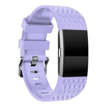 Jaunimo 3D Tekstūros Silikono Dirželis Fitbit Mokestis 2 Smart Žiūrėti Dirželio Sagtis Watchband Riešo Juostos Apyrankė Laikrodis Accessories TSFH