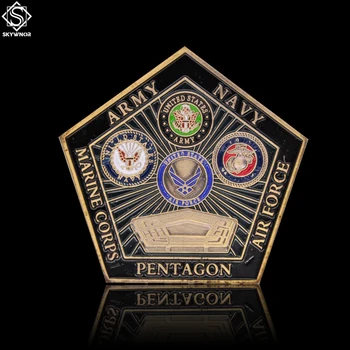 JAV Gynybos Departamento Amy karinio jūrų Laivyno Oro Pajėgų Pentagono Iššūkis MUMS Monetų Kolekcija
