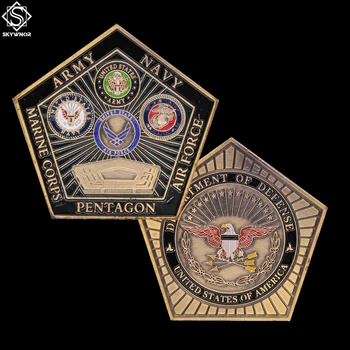 JAV Gynybos Departamento Amy karinio jūrų Laivyno Oro Pajėgų Pentagono Iššūkis MUMS Monetų Kolekcija