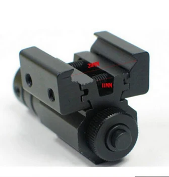 JAV Mažas Red Dot Lazerinis taikiklis su 50-100 Metrų Nuotolio 635-655nm už Pistoletas Reguliuojamas 11mm 20mm Picatinny Rail
