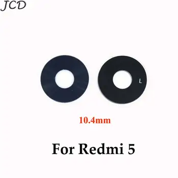 JCD Galiniai Atgal Kameros Stiklo Objektyvo Dangtelis su Įklija, Xiaomi Redmi 5 5 Plius 5Plus už Redmi pastaba 5A Telefono Būsto Atsarginės Dalys