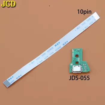 JCD Už PS4 valdiklis USB Įkrovimo lizdas kištukinis Lizdas Įkroviklis Lenta Su Kaspinu Flex Kabelis JDS-001 JDS-011 JDS-030 JDS-040 JDS-055