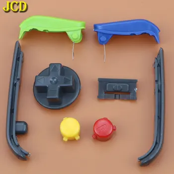 JCD Įvairių Spalvų Mygtukus Klaviatūros L R A B Mygtukus Gameboy Advance Mygtukai Rėmas GBA D Pagalvėlės Power ON OFF Mygtukus