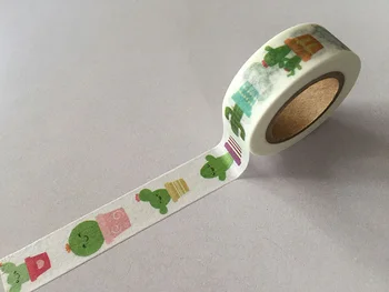 Jiataihe Washi Tape Dekoratyvinės Juostos užrašų knygelė Popieriaus Izoliacine Lipnia Juosta washi tape kaktusas nemokamas pristatymas