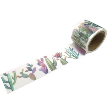 Jiataihe Washi Tape Dekoratyvinės Juostos užrašų knygelė Popieriaus Izoliacine Lipnia Juosta washi tape kaktusas nemokamas pristatymas