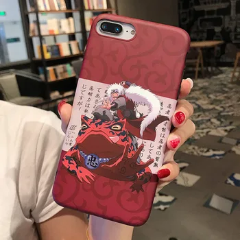 Jiraiya Gama Sennin Atveju iPhone, 11 pro 7 8 plus X XR XS Max telefono atvejais Naujausias Japonijos Anime Naruto minkštos TPU galinį dangtelį Coque