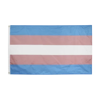 Johnin 90x150cm LGBT trans transseksualų išdidumo Vėliava