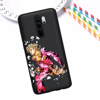 JOJO 39 s Bizarre Adventure Japonų Anime Telefono dėklas padengti Xiaomi mi 9T Redmi Pastaba 5 6 7 8 K20 9T Pro case silikoninis dangtelis