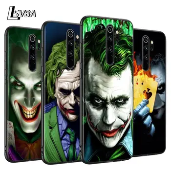 Joker Kietas Klounas Blogas Žmogus Anti-Rudenį Telefoną Atveju Xiaomi Redmi 9 Pastaba 9S 8T Max 8 7 6 5 Pro 5A 4X 4 Minkštas Juodas Viršelis Rubisafe
