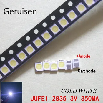 JUFEI LED Backlight 1210 3528 2835 1W 3V 84LM Cool white Backlight LCD TV TV Taikymas 01.JT.2835BPW1-C 50PCS
