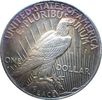 Jungtinės Amerikos valstijos, JAV 1922 S Liberty Monetos Dievu Mes pasitikime 1 Vieno Taikos Doleris Cupronickel Sidabro Padengtą Kopijuoti Monetas