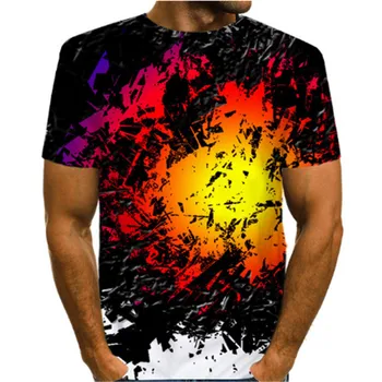 Juokinga Psichodelinio 3D Spausdinimo T Shirts Hipster Atsitiktinis Trumpas Rankovės Marškinėliai Vyrams, Moterims, Harajuku Streetwear Marškinėlius Vyrų Camiseta Hombre