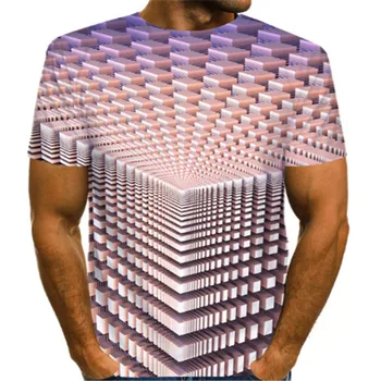 Juokinga Psichodelinio 3D Spausdinimo T Shirts Hipster Atsitiktinis Trumpas Rankovės Marškinėliai Vyrams, Moterims, Harajuku Streetwear Marškinėlius Vyrų Camiseta Hombre