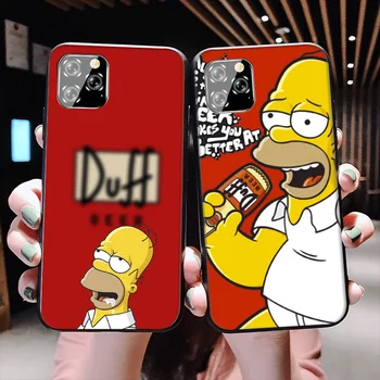 Juokingas Animacinių filmų Simpson Mobiliojo Telefono Atveju TPU 