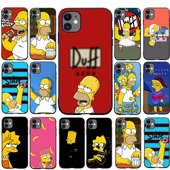 Juokingas Animacinių filmų Simpson Mobiliojo Telefono Atveju TPU 