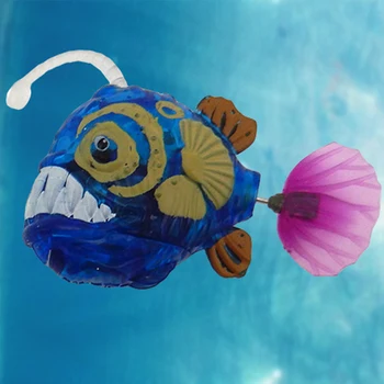 Juokingas Interaktyvus Žaislų Intelektinės Plėtros Elektroninių Mirksi Plaukti Žvejoti Žaislas Aktyvuotas Baterija žuvų Vaikams Baby