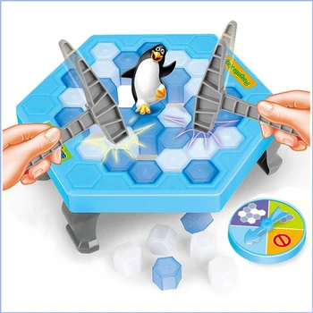 Juokingas Pingvinas Gaudyklė, Interaktyvios Tėvų ir vaikų Stalo Pramogų Patalpų stalo Žaidimas Ledo Laužymas Išsaugoti Žaislai Vaikams Dovanas#240349