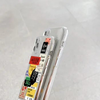 Juokingi Lipdukai, Etiketės Atveju Xiaomi Redmi 9 Pastaba Pro 9s 8 8T 7 6 5 Plius Mi Poco X3 NFC A3 A1 A2 8 9 SE 9T 10T 10 Lite TPU Dangtis