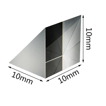 K9 Aukštos raiškos Prizmę Kristalų Optinių Stiklo Trianguglar Stiklo Prizmė Spektroskopas Fizikos Mokymo Eksperimentas 10 * 10 * 10mm