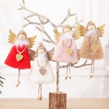 Kabo Angelas/Sniego/Santa Claus ir Kalėdų Lėlės, Papuošalai Kalėdų Eglutės papuošalus, Namų Elfas Pakabukas Kalėdos Šalies Vaikų Dovanų