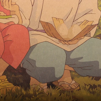 KAKLARAIŠTIS LER Anime Kraftpopieris Plakatas Klasikinis Filmas Dekoratyvinės Tapybos Siena Lipdukas Kavinė Baras Plakatas Retro 51*35.5 cm