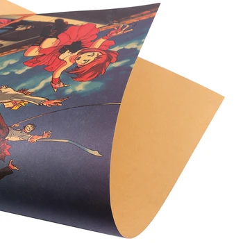 KAKLARAIŠTIS LER Janpnese Anime Mano Herojus Mokslo Šviesą Plakatai Kraft tapetų Dažymas, Namų Dekoro, Sienų Lipdukai 50.5x35cm