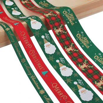 Kalėdinė Dekoracija 5yards Linksmų Kalėdų Juostelės Kalėdų Medžio Karolius, Papuošalai Noel Kalėdų Dovana Paking Juostelės Naujųjų Metų 2021