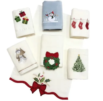 Kalėdų 2020 serija, medvilnės rankšluostį, Kalėdų eglutė, šilko kojinės, rankšluostį, ornamentas, dovana, siuvinėti rankšluosčiai, Kristus
