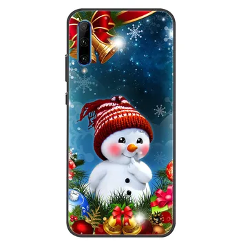 Kalėdų Atveju Huawei Honor 30i LRA-LX1 Atvejais, Juoda Silicio Minkštas Telefono Dėklai Huawei Honor30i Galinį Dangtelį ląstelių atveju 6.3